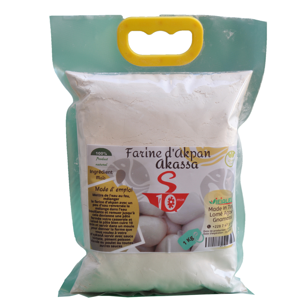 Akassa – Farine d&rsquo;akpan – Akpan flour